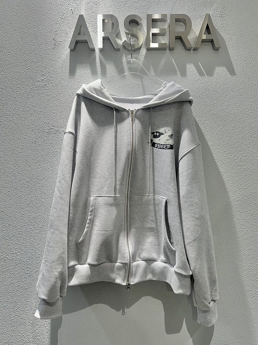 ARSERA韓國代購女士新品熱賣26春季推薦休閑夾克連帽拉鏈衫ARSERA夾克圖色1