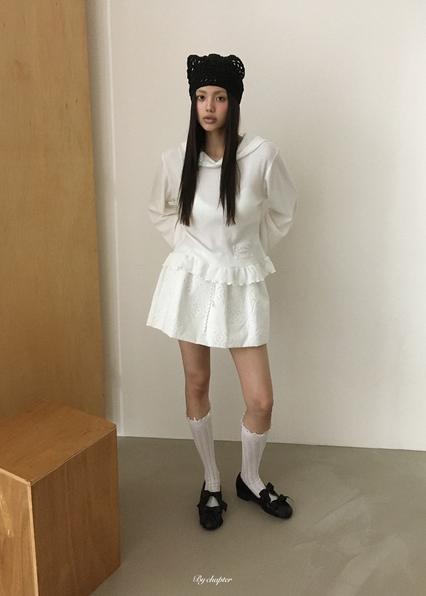 BY CHAPTER韓國代購女裝新品人氣推薦熱賣時尚休閑針織衫BY Chapter針織衫