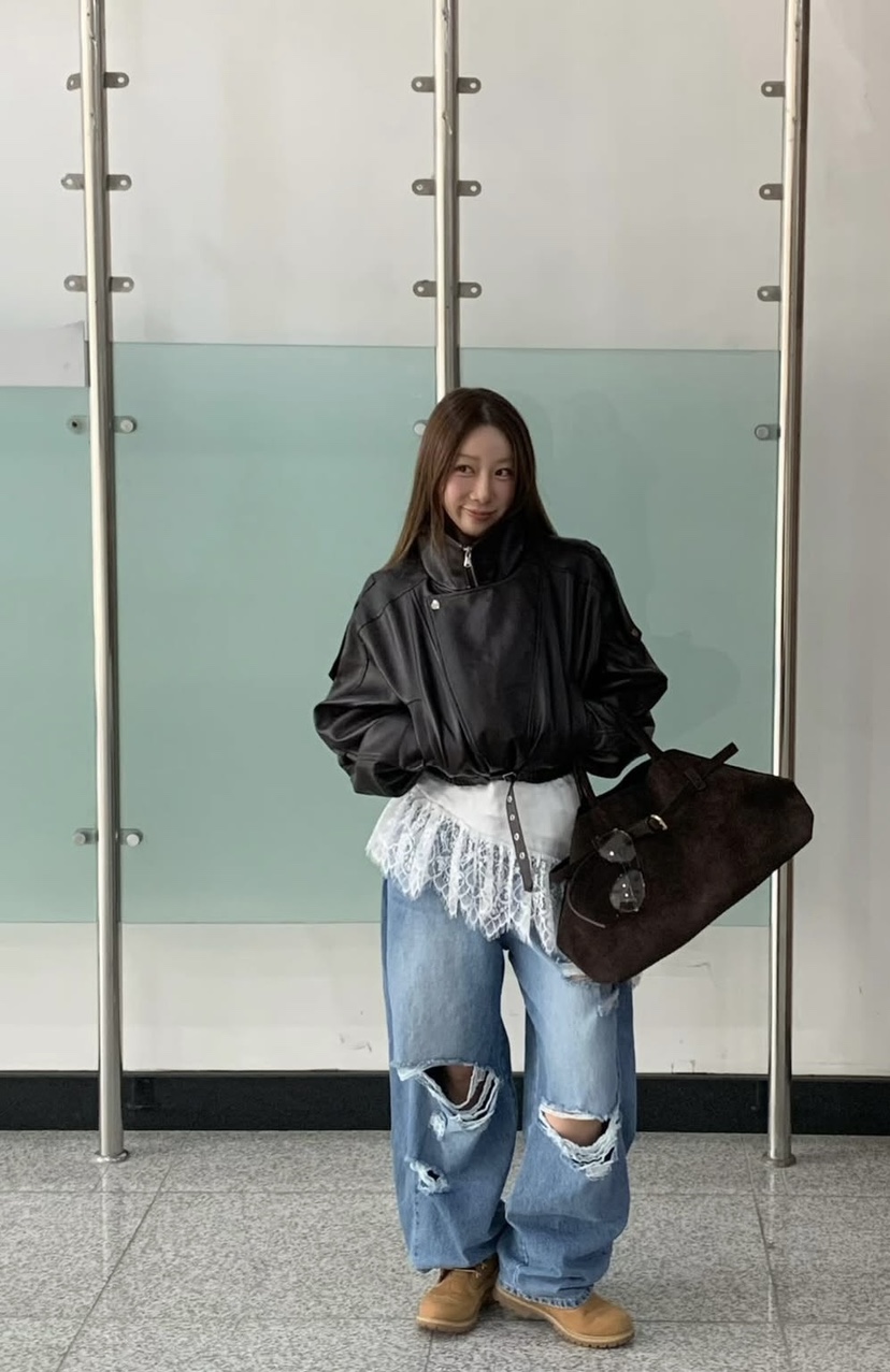 ARSERA韓國代購女士新品熱賣推薦職業26春季人氣牛仔褲破洞ARSERA牛仔褲