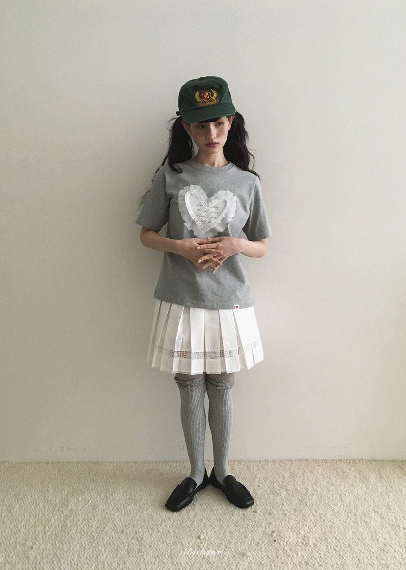 BY CHAPTER東大門直郵女裝新品休閑職業人氣T恤荷葉邊雪紡BY ChapterT恤