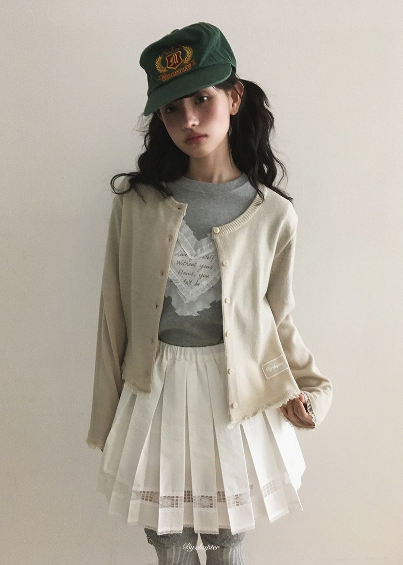 BY CHAPTER東大門直郵女裝新品休閑職業人氣T恤荷葉邊雪紡BY ChapterT恤