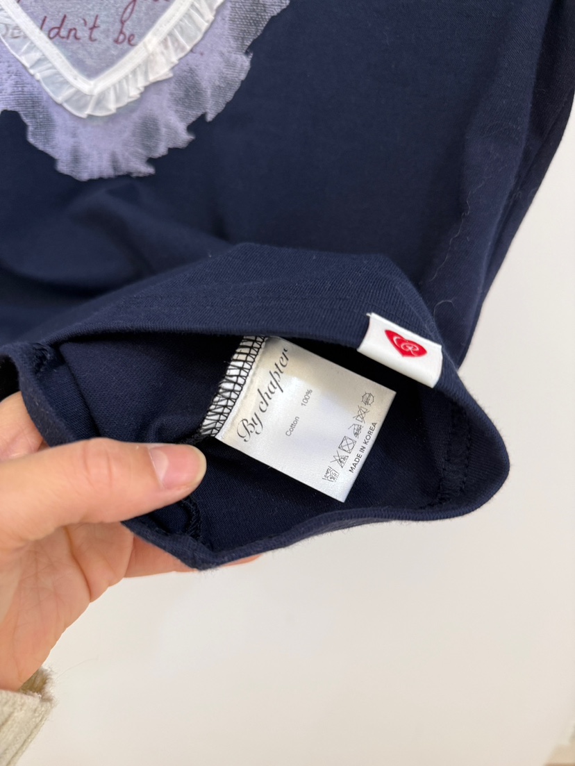 BY CHAPTER東大門直郵女裝新品休閑職業人氣T恤荷葉邊雪紡BY ChapterT恤