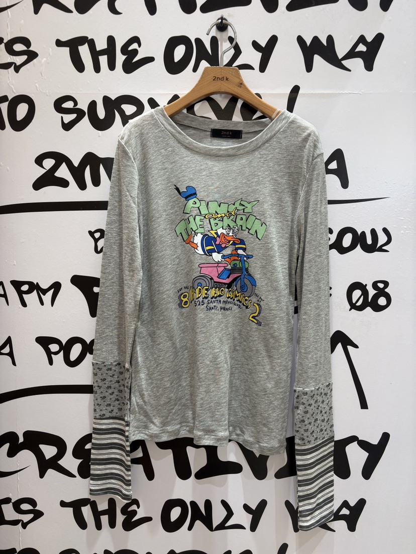 2ND K東大門直郵女士新品職業時尚26春季推薦人氣長袖T恤2ND K長袖T恤圖色4