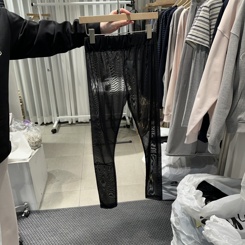 THE LOT東大門實拍女士新款26春季職業休閑褲緊身褲漁網THE LOT/	LOT休閑褲