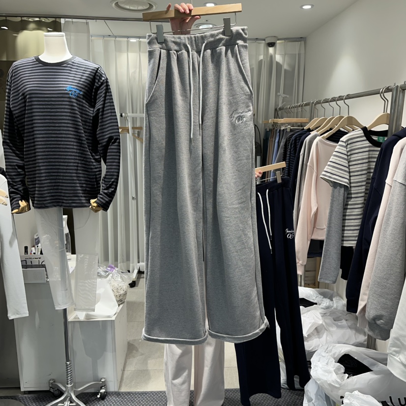 THE LOT東大門直郵女裝新款休閑職業26春季推薦休閑褲繡花THE LOT/	LOT休閑褲圖色1