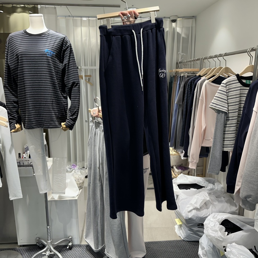 THE LOT東大門直郵女裝新款休閑職業26春季推薦休閑褲繡花THE LOT/	LOT休閑褲圖色2