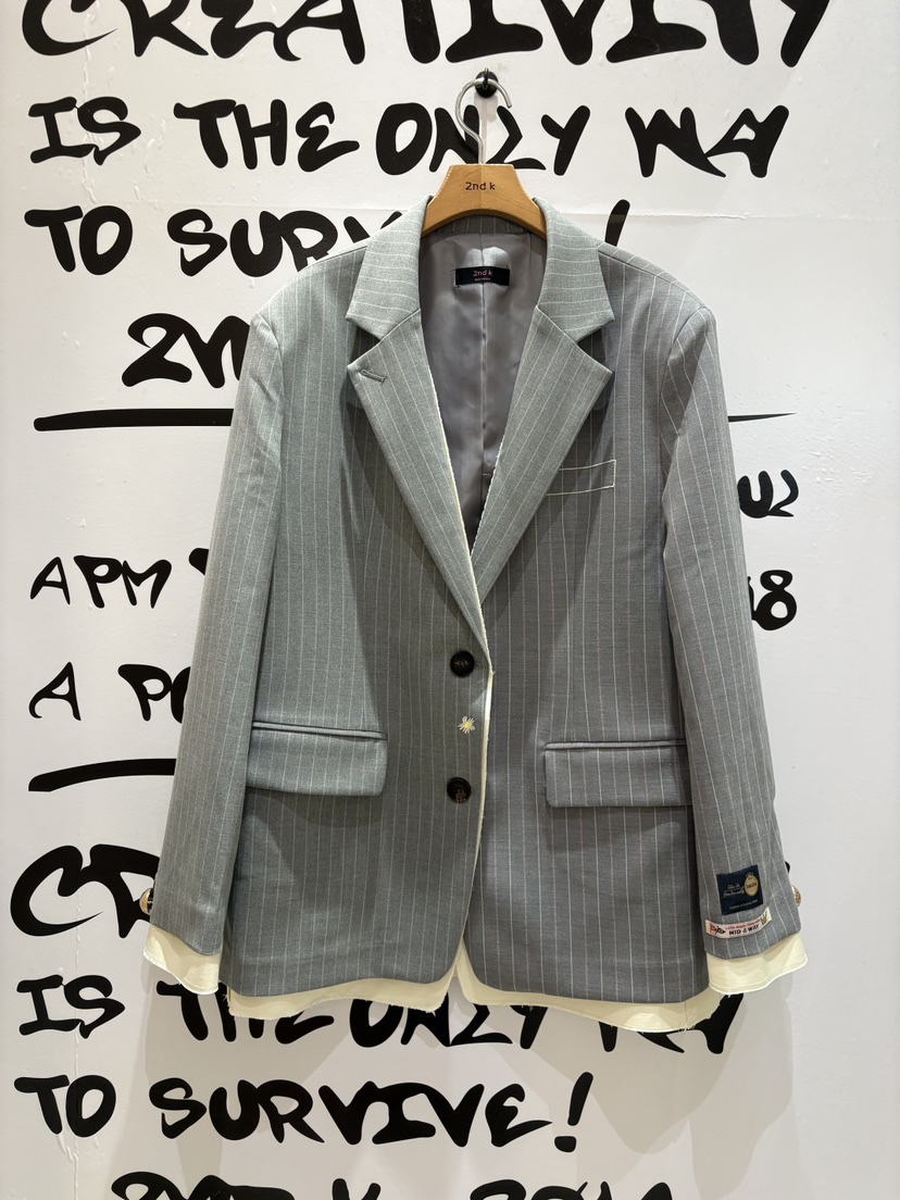 2ND K韓國代購女士新款熱賣時尚人氣推薦職業26春季夾克2ND K夾克圖色2