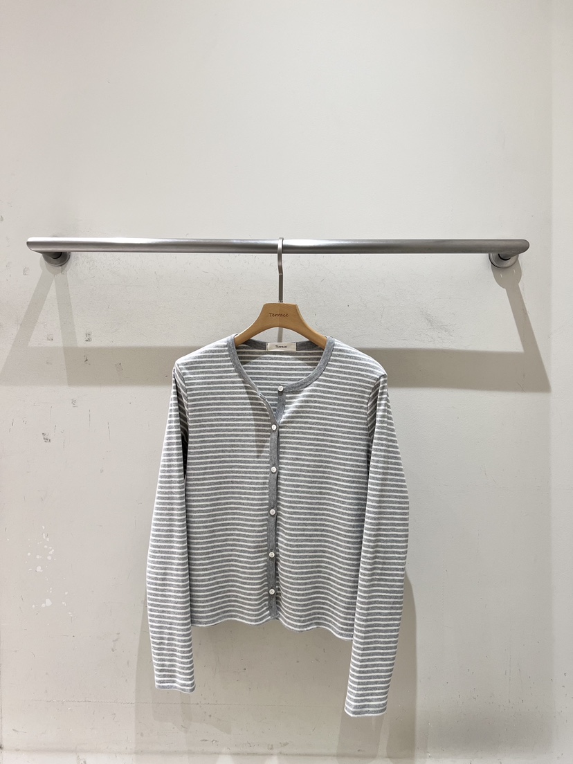 TERRACE韓國代購女士新品26春季時尚休閑人氣職業針織衫條紋TERRACE針織衫圖色2