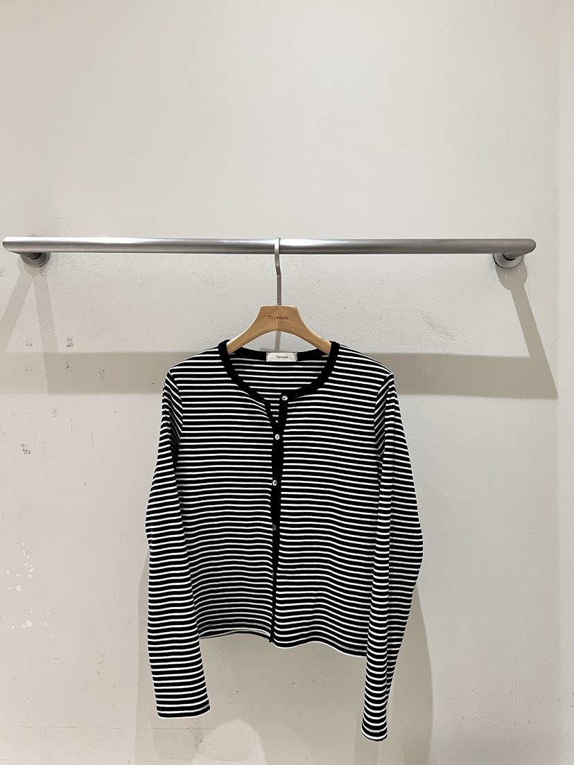 TERRACE韓國代購女士新品26春季時尚休閑人氣職業針織衫條紋TERRACE針織衫圖色3