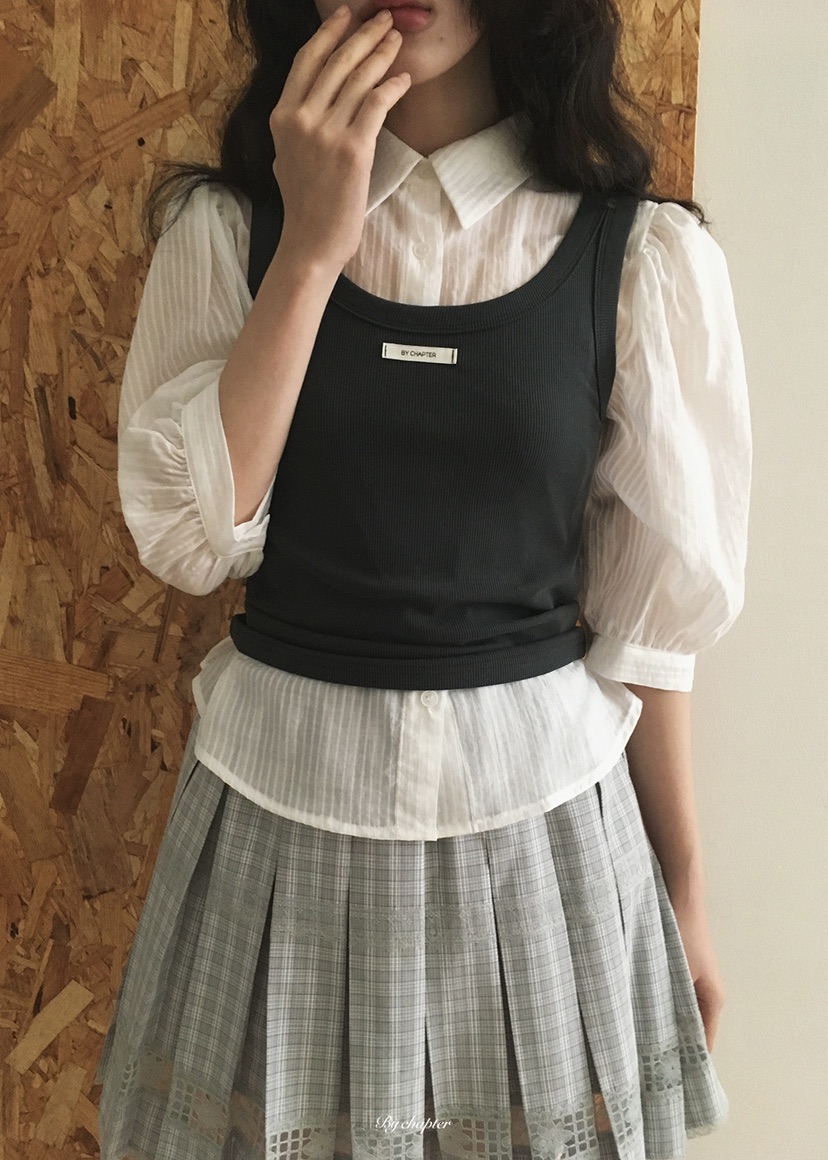 BY CHAPTER東大門直郵女裝新品休閑職業吊帶背心不含內搭BY Chapter吊帶/背心