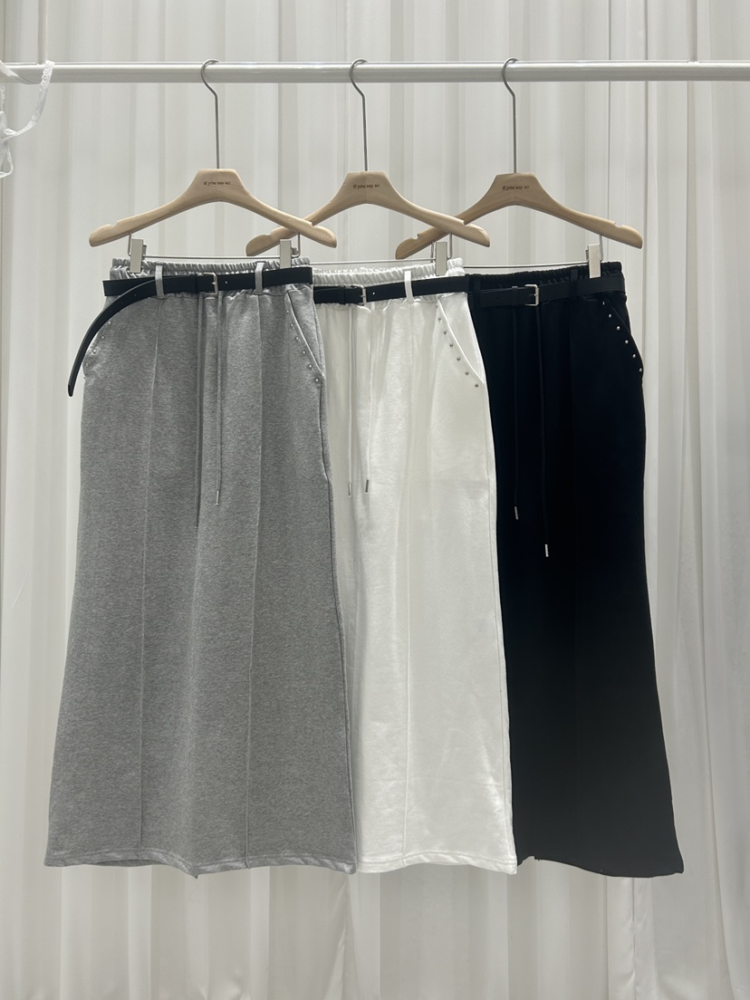 IF YOU SAY SO/PLUM-Q東大門實拍女裝新款職業長裙含腰帶IF YOU SAY SO/PLUM-Q長裙