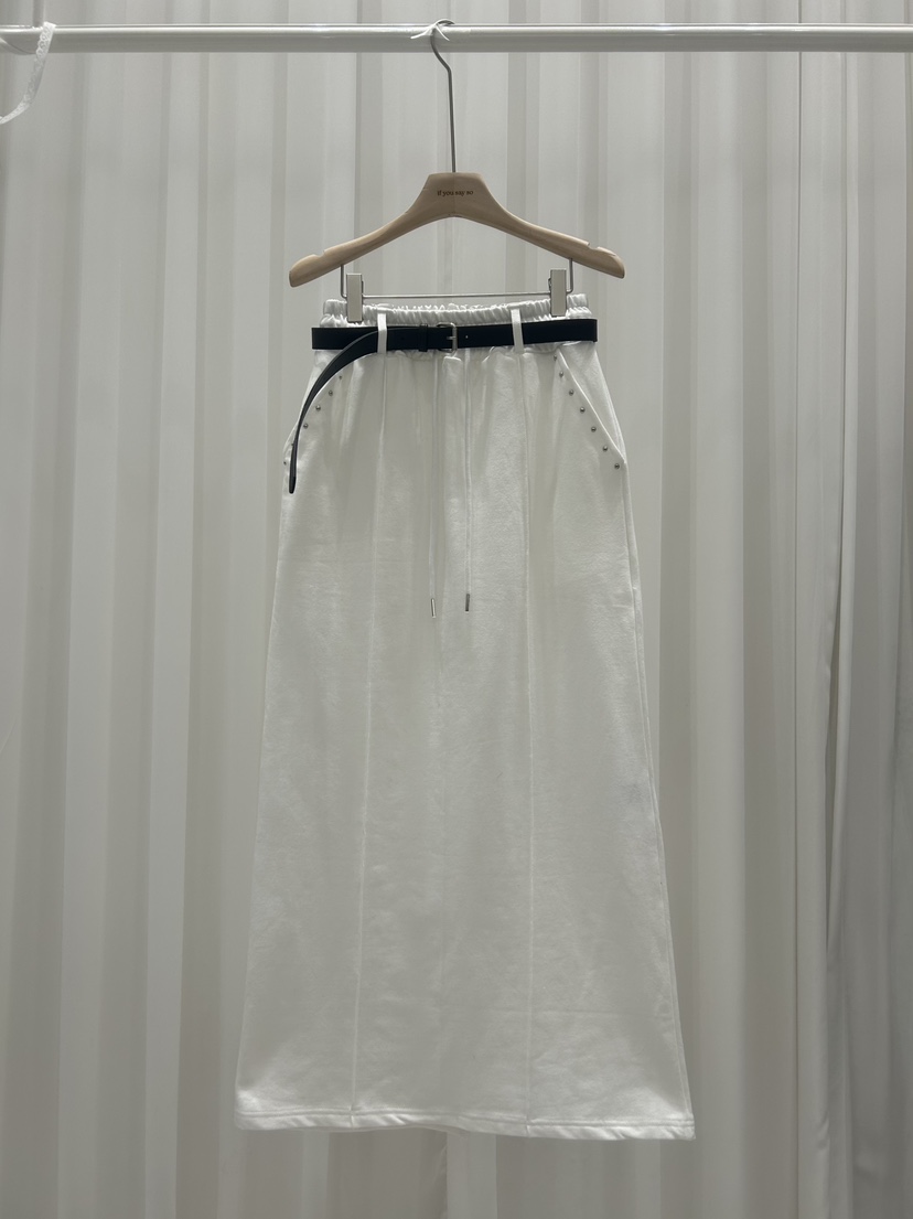 IF YOU SAY SO/PLUM-Q東大門實拍女裝新款職業長裙含腰帶IF YOU SAY SO/PLUM-Q長裙圖色1