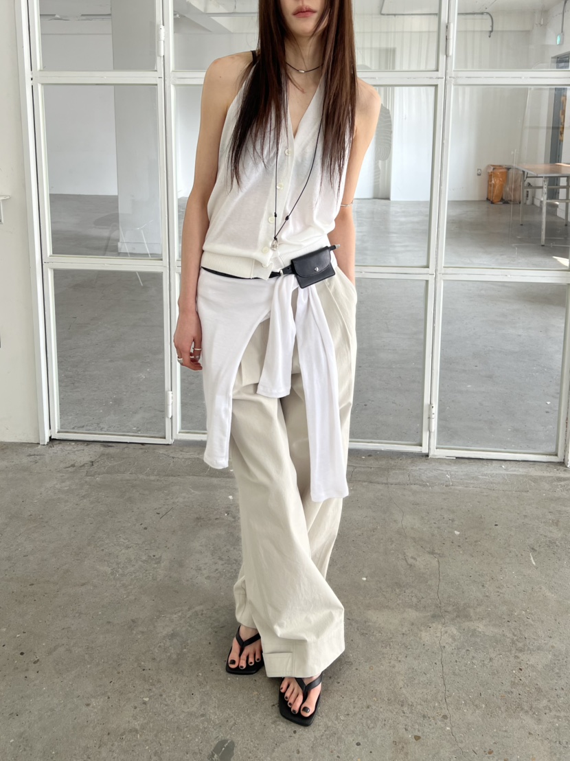 NOVUS韓國直郵女士新款熱賣職業人氣推薦真品吊帶背心紐扣NOVUS吊帶/背心