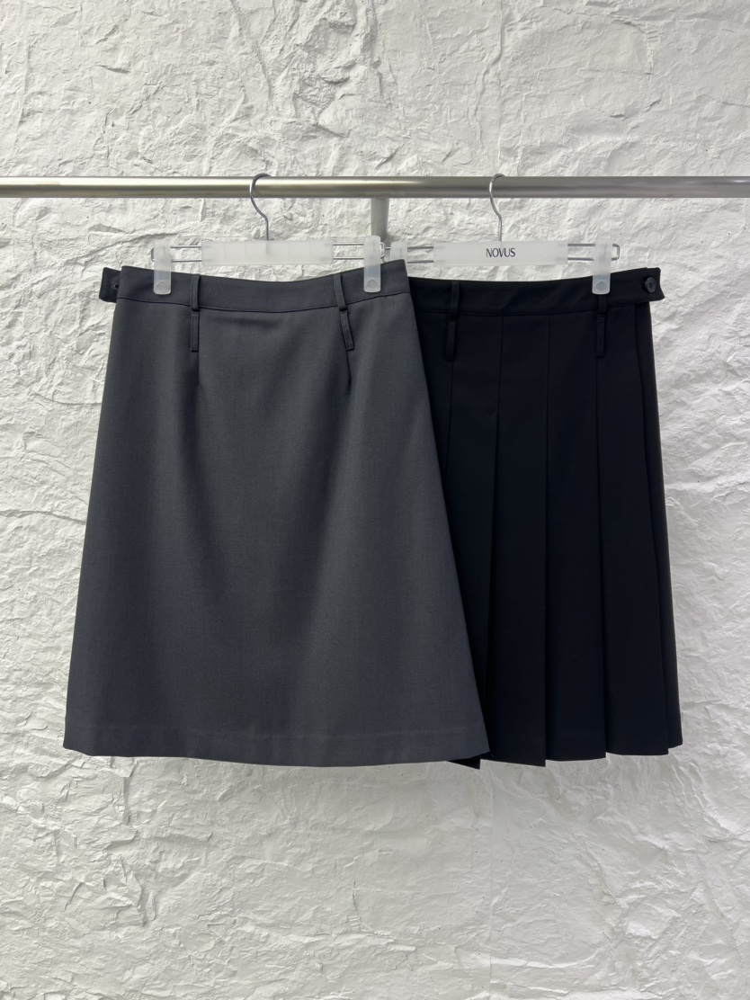 NOVUS東大門代購女士新品26春夏推薦半身裙中短裙不含腰帶NOVUS半身裙/中短裙