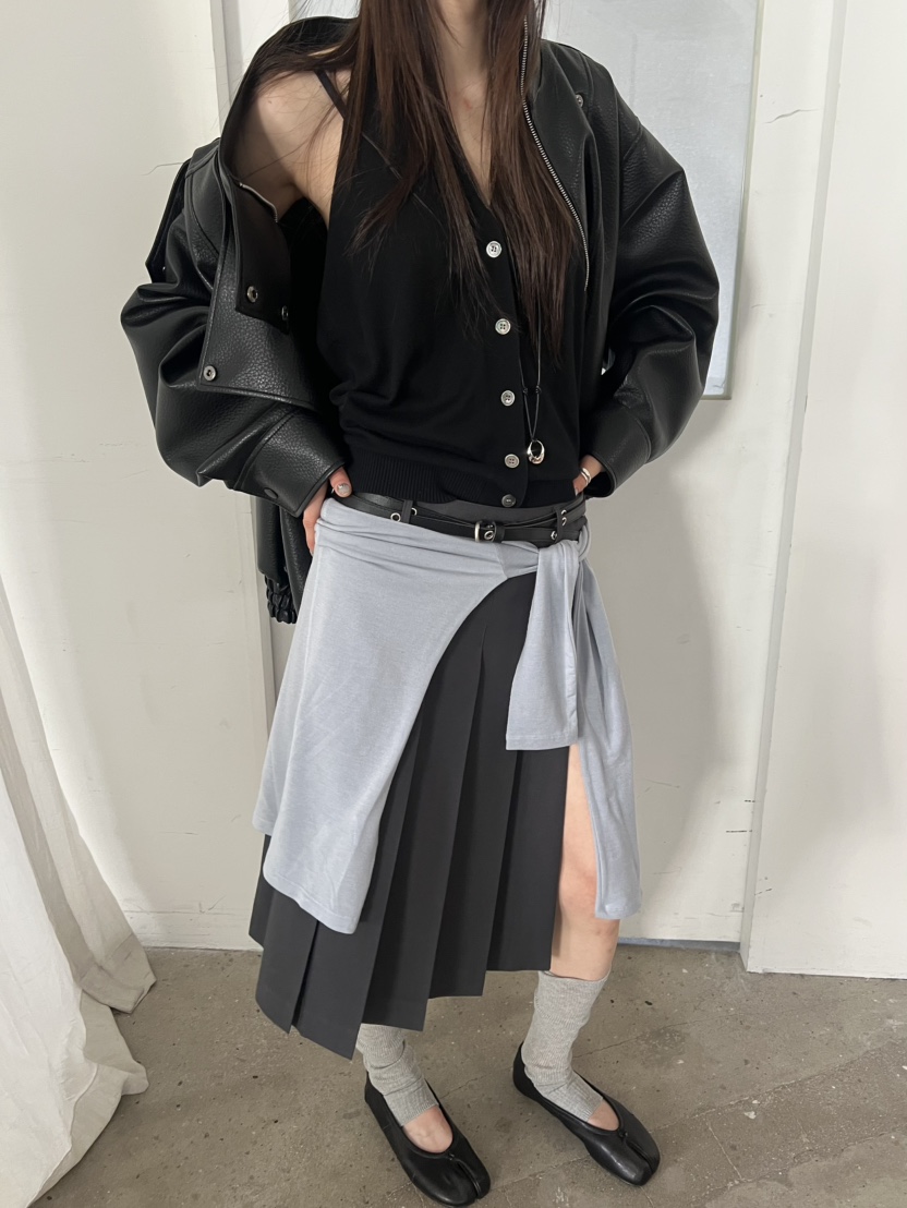 NOVUS東大門代購女士新品26春夏推薦半身裙中短裙不含腰帶NOVUS半身裙/中短裙