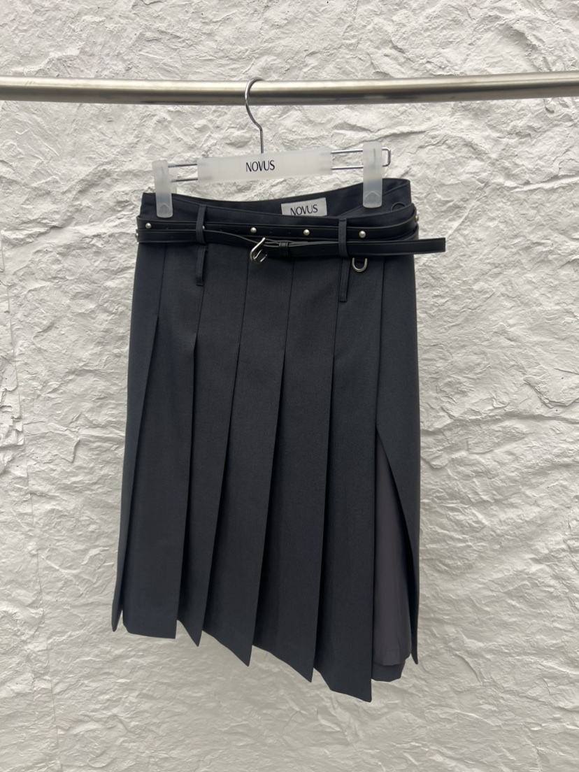 NOVUS東大門代購女士新品26春夏推薦半身裙中短裙不含腰帶NOVUS半身裙/中短裙圖色1