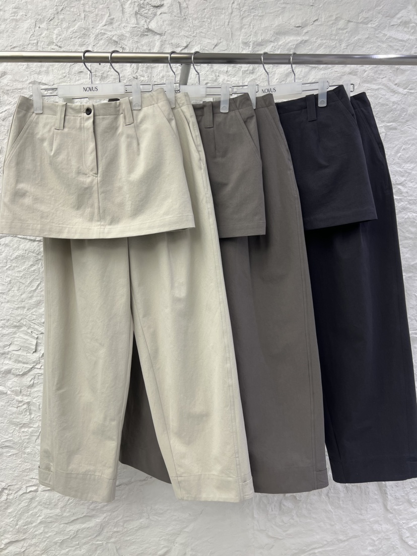 NOVUS東大門直郵女士新品時尚真品26春夏職業休閑熱賣休閑褲NOVUS休閑褲