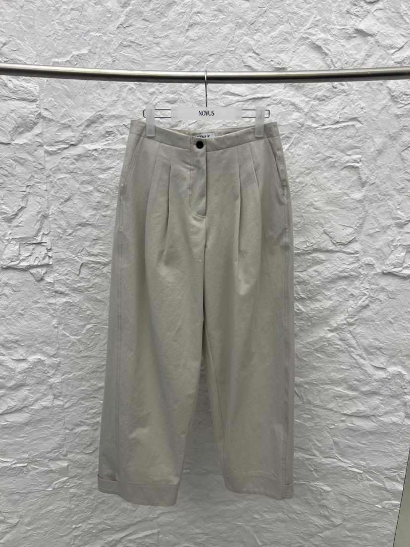 NOVUS東大門直郵女士新品時尚真品26春夏職業休閑熱賣休閑褲NOVUS休閑褲圖色1