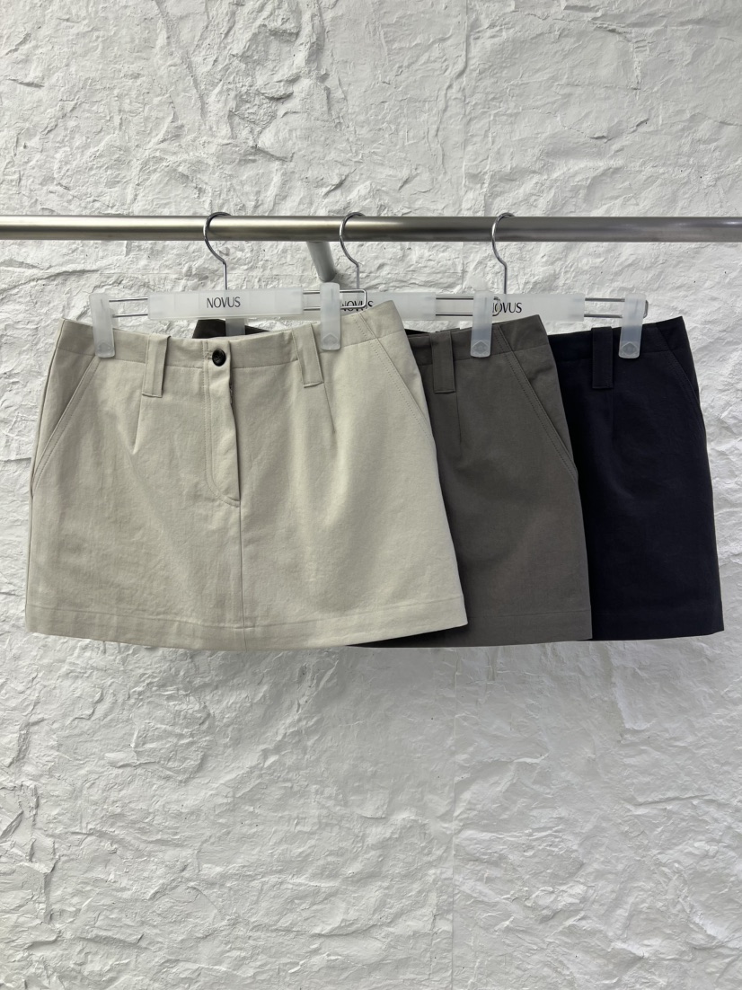 NOVUS東大門實拍女裝新款休閑熱賣26春夏推薦真品職業短裙NOVUS短裙
