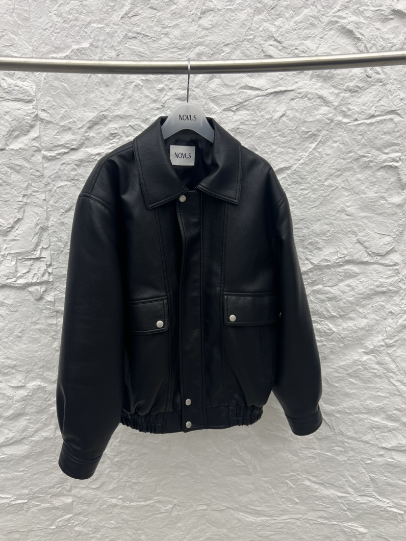 NOVUS東大門直郵女士新品休閑人氣熱賣真品時尚26春夏皮衣NOVUS皮衣圖色2