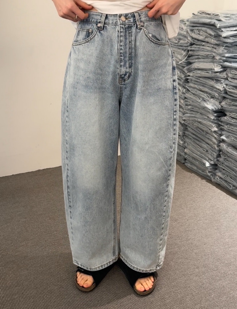 MONE-A東大門代購女裝新品熱賣職業26春夏真品休閑牛仔褲MONE-A牛仔褲