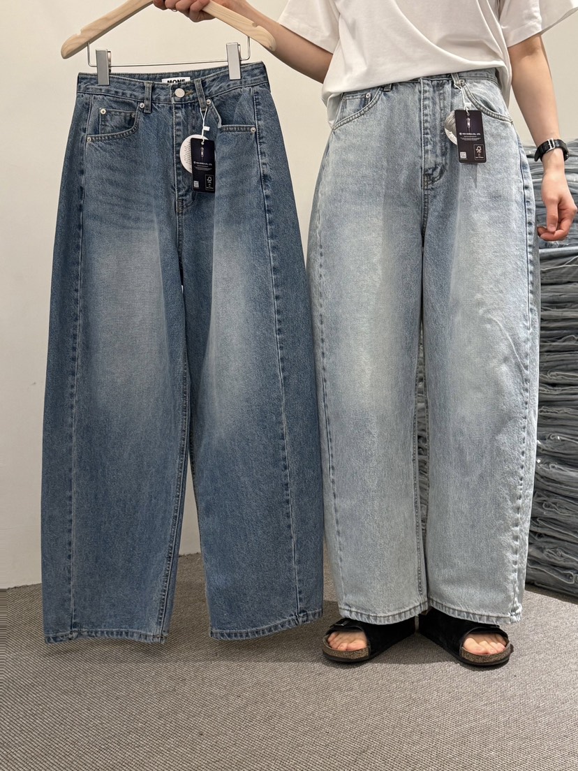 MONE-A東大門代購女裝新品熱賣職業26春夏真品休閑牛仔褲MONE-A牛仔褲