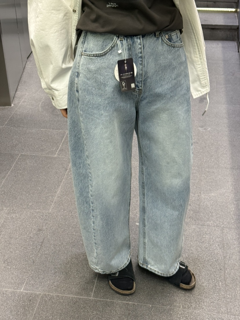 MONE-A東大門代購女裝新品熱賣職業26春夏真品休閑牛仔褲MONE-A牛仔褲