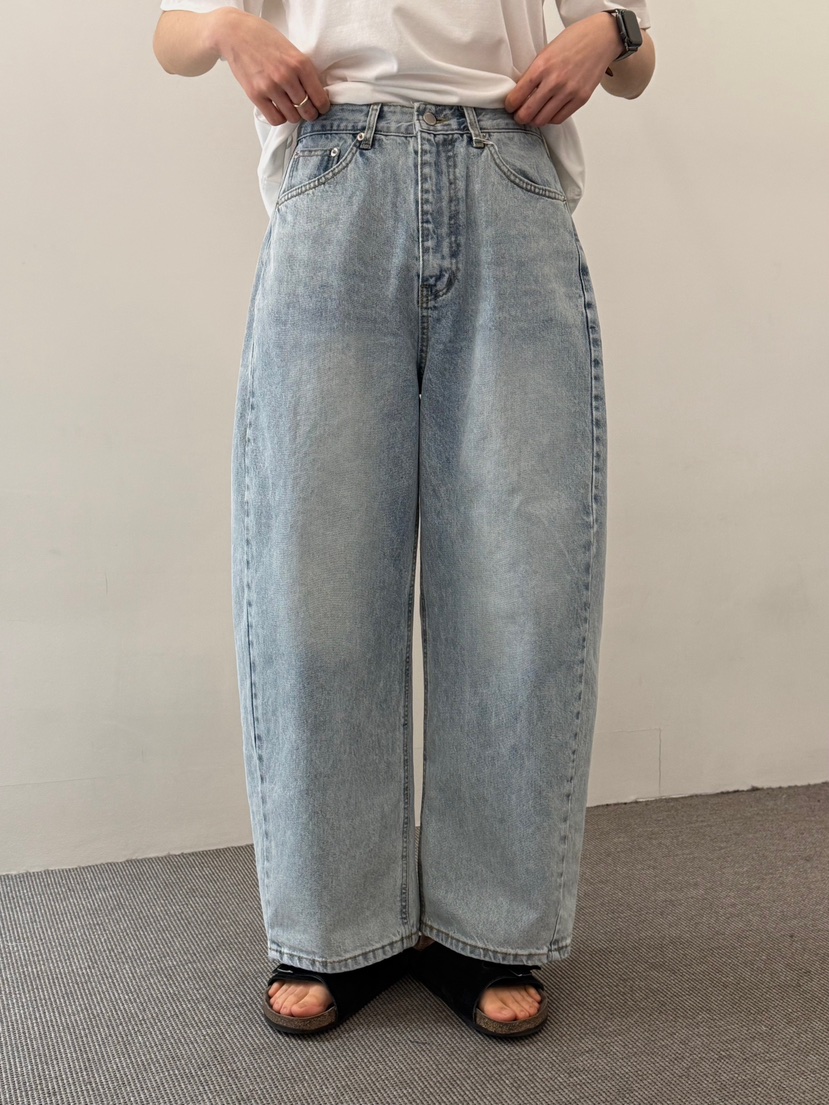 MONE-A東大門代購女裝新品熱賣職業26春夏真品休閑牛仔褲MONE-A牛仔褲圖色1