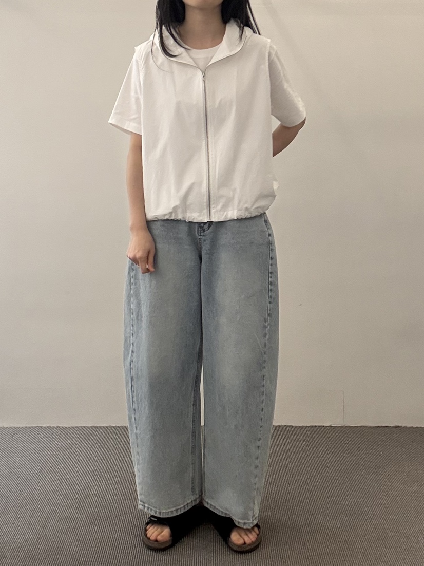 MONE-A東大門實拍女裝新品人氣熱賣職業時尚推薦馬甲連帽MONE-A馬甲