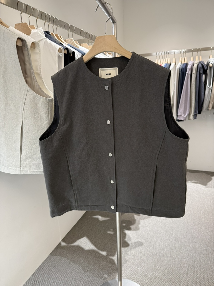 MONE-A韓國直郵女士新款休閑熱賣時尚人氣職業真品26春夏馬甲MONE-A馬甲圖色3