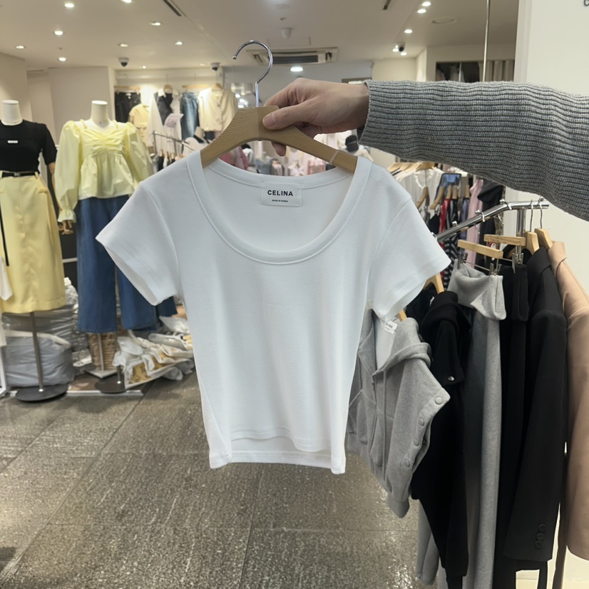 CELINA韓國直郵女裝新款推薦職業休閑熱賣真品時尚人氣T恤CELI_NAT恤圖色1