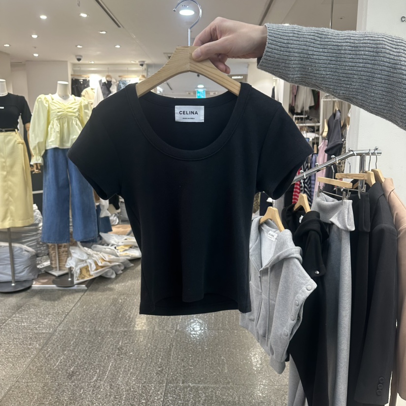 CELINA韓國直郵女裝新款推薦職業休閑熱賣真品時尚人氣T恤CELI_NAT恤圖色2