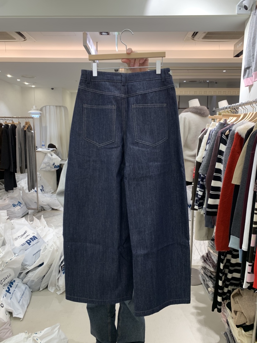 BY BOMI東大門代購女士新款26春夏時尚人氣熱賣職業牛仔褲BY BOMI牛仔褲