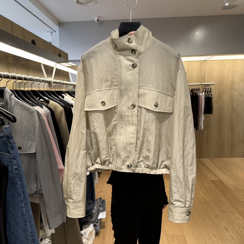 LEFANCY東大門代購女裝新款熱賣26春夏時尚職業真品夾克口袋LEFANCY夾克圖色1