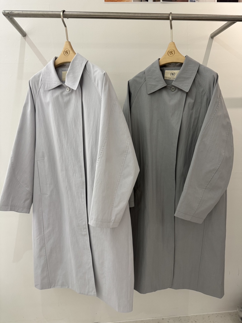 WEAUE SELVAGE東大門直郵女裝新品休閑人氣熱賣長款風衣Weave Selvage長款風衣