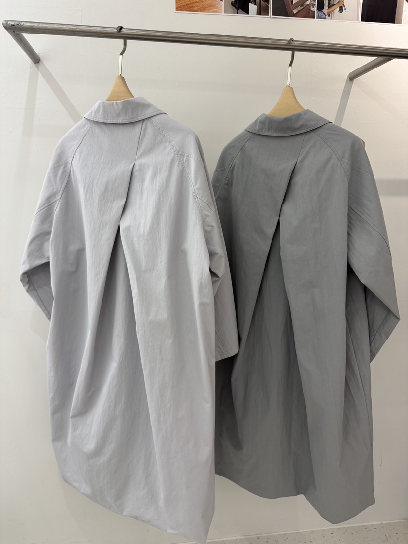 WEAUE SELVAGE東大門直郵女裝新品休閑人氣熱賣長款風衣Weave Selvage長款風衣