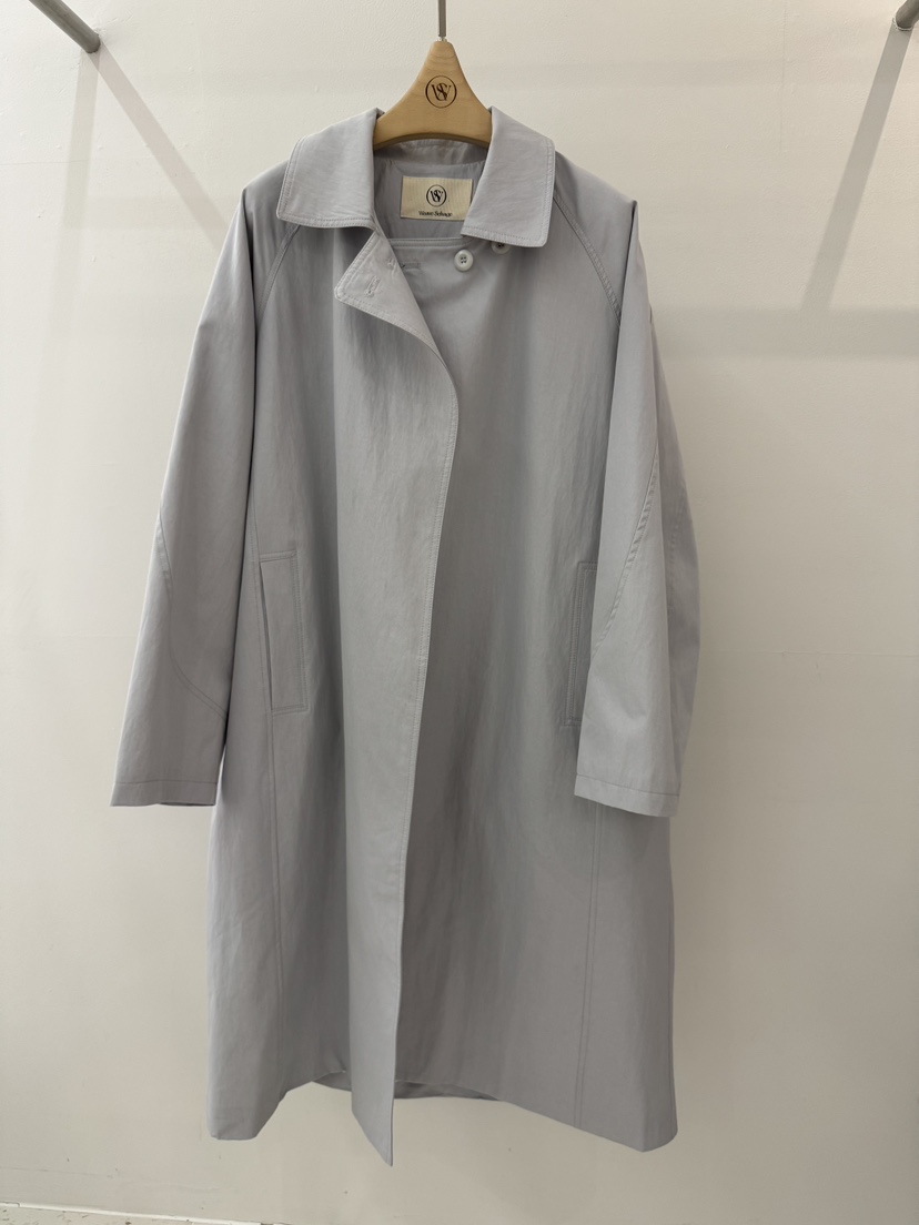 WEAUE SELVAGE東大門直郵女裝新品休閑人氣熱賣長款風衣Weave Selvage長款風衣圖色1