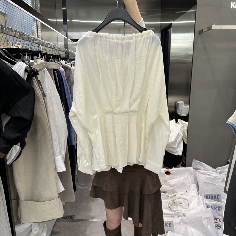 KIRKE東大門實拍女士新品職業推薦時尚26春夏真品襯衫蕾絲衫KIRKE襯衫/蕾絲衫