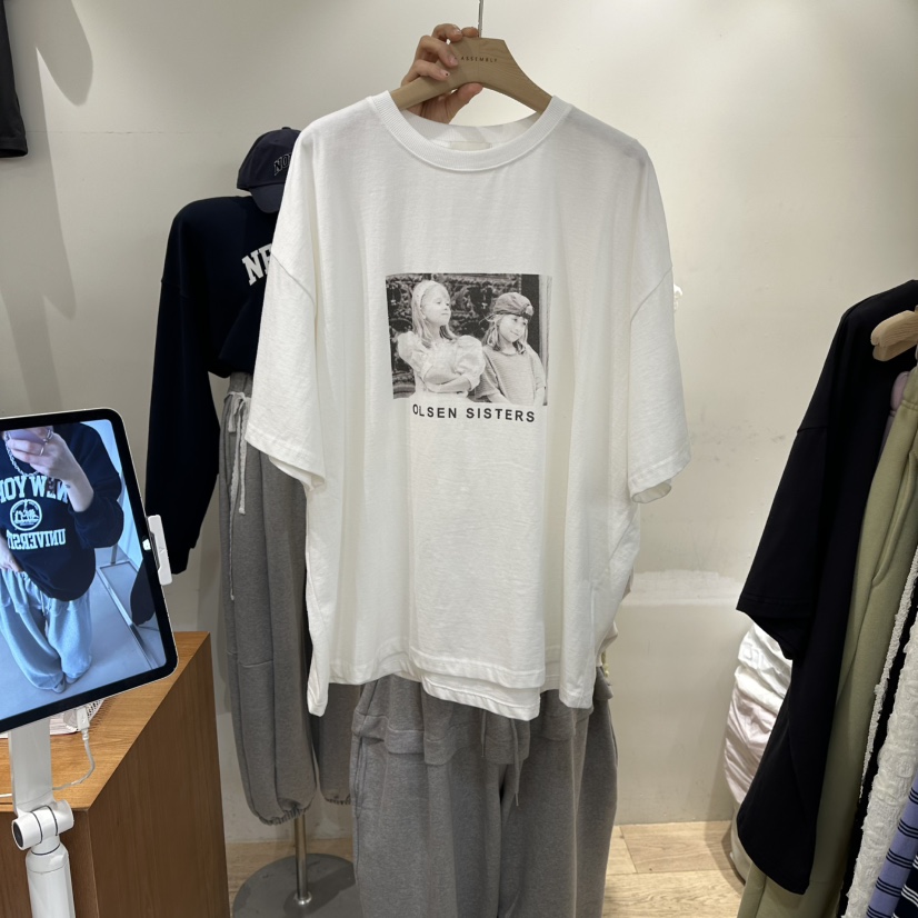 ASSEMBLY韓國代購女裝新品26春夏熱賣真品職業人氣休閑T恤ASSEMBLYT恤圖色1