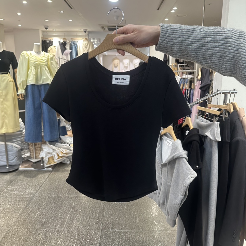 CELINA韓國直郵女士新品26春夏職業人氣時尚真品熱賣休閑T恤CELI_NAT恤圖色2