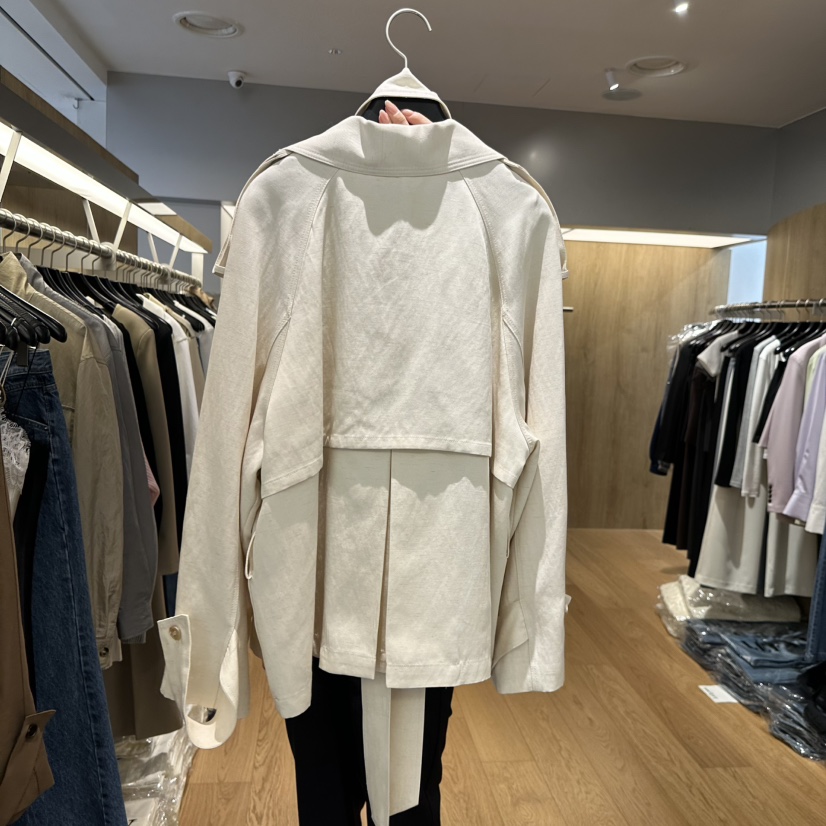 LEFANCY韓國直郵女裝新款時尚人氣推薦職業熱賣夾克含腰帶LEFANCY夾克