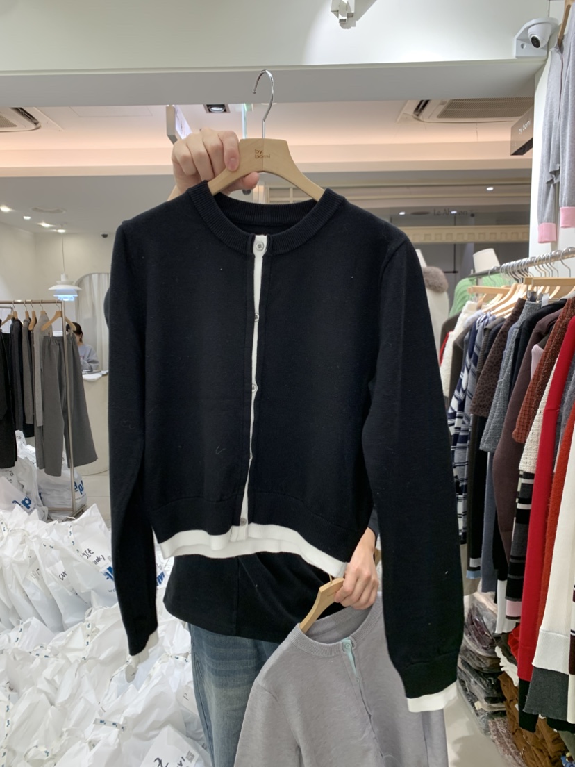 BY BOMI東大門實拍女裝新品熱賣人氣26春夏真品針織衫開衫BY BOMI針織衫圖色3