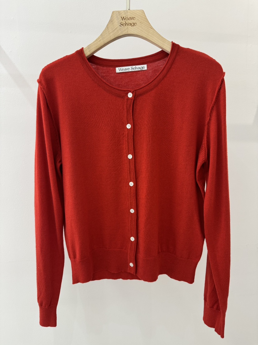 WEAUE SELVAGE韓國代購女裝新款時尚真品熱賣針織衫開衫Weave Selvage針織衫圖色2