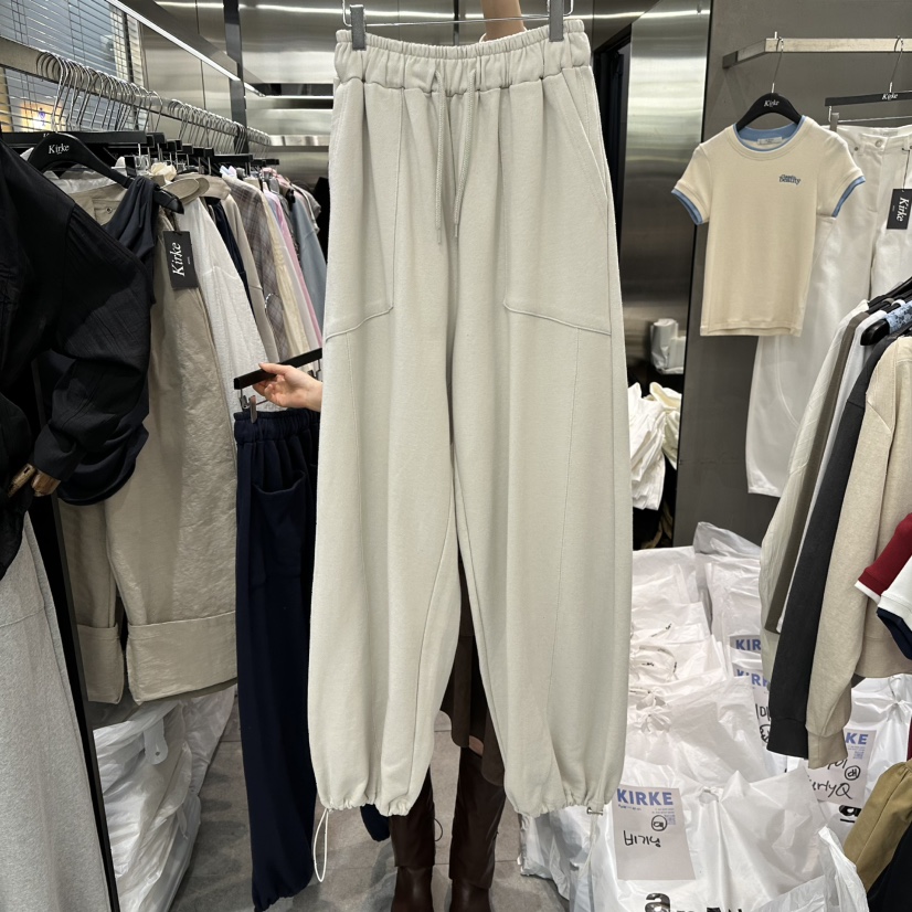 KIRKE韓國直郵女裝新品職業熱賣26春夏推薦時尚人氣休閑褲KIRKE休閑褲圖色1