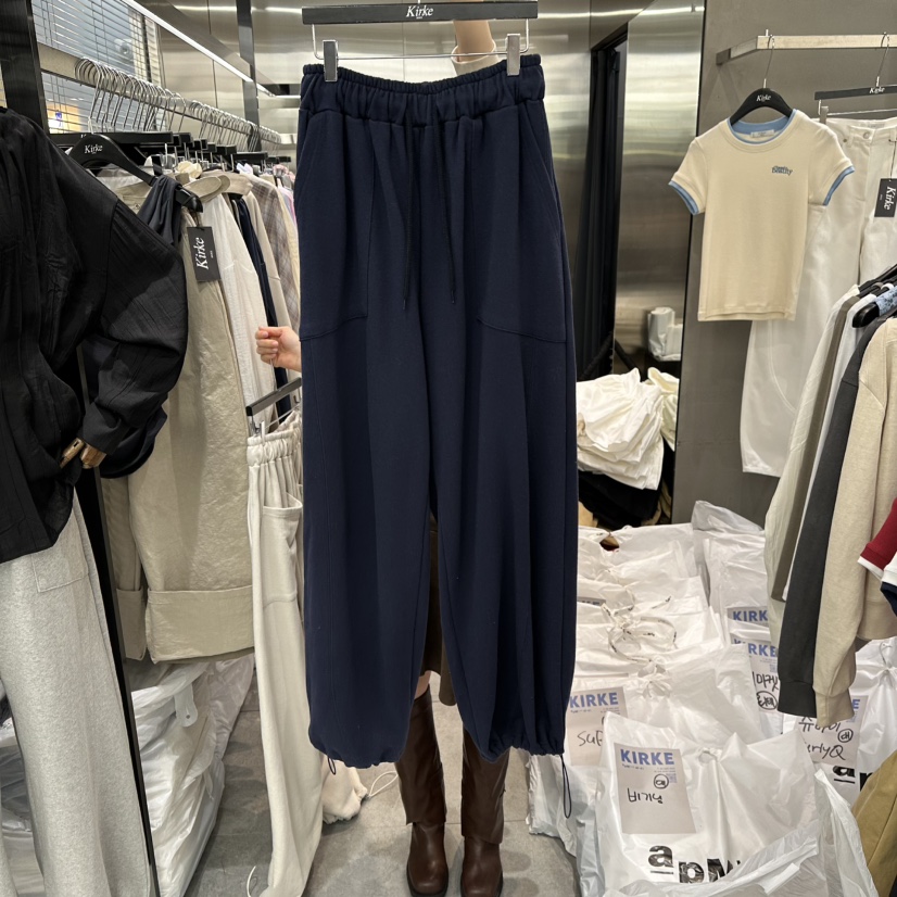 KIRKE韓國直郵女裝新品職業熱賣26春夏推薦時尚人氣休閑褲KIRKE休閑褲圖色2