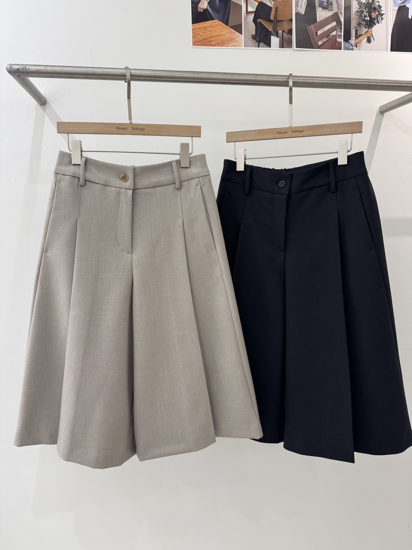 WEAUE SELVAGE東大門直郵女裝新品職業推薦熱賣26春夏短褲Weave Selvage短褲