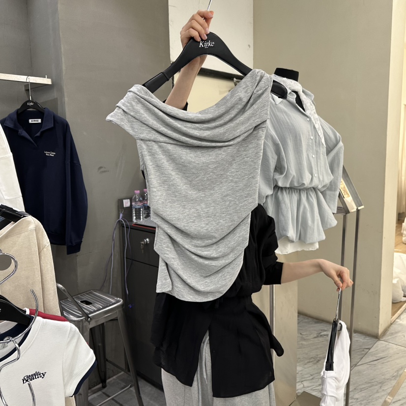 KIRKE東大門實拍女士新款26春夏職業人氣時尚休閑吊帶背心KIRKE吊帶/背心圖色2