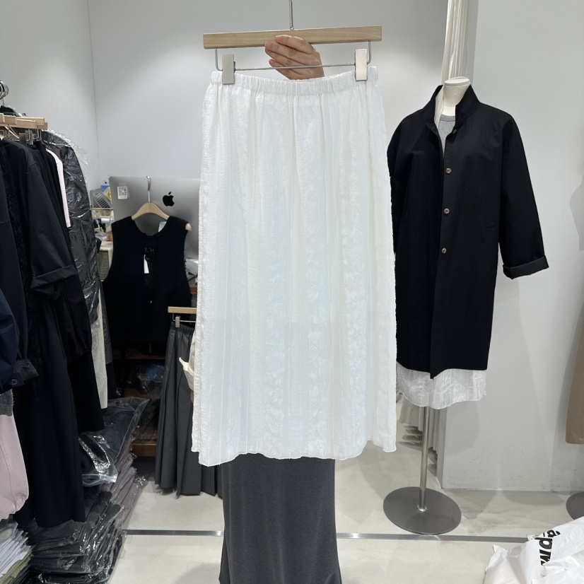 IRVINE韓國直郵女裝新款休閑26春夏職業熱賣推薦長裙蕾絲IRVINE長裙