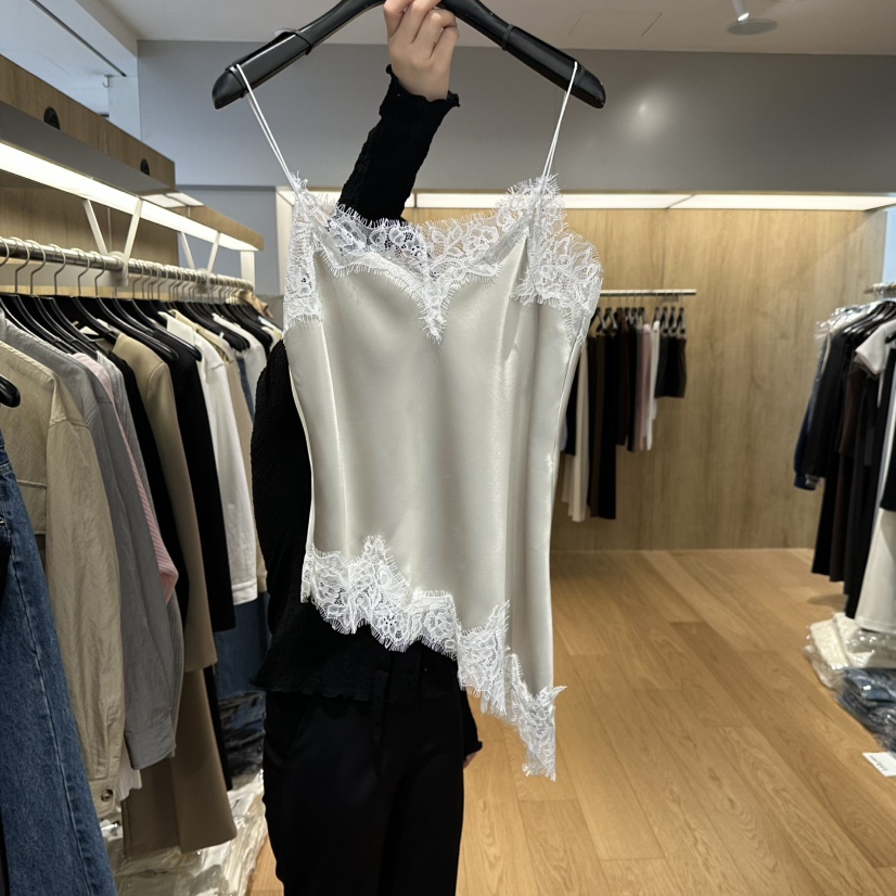 LEFANCY東大門代購女裝新品推薦26春夏熱賣時尚吊帶背心蕾絲LEFANCY吊帶/背心圖色2