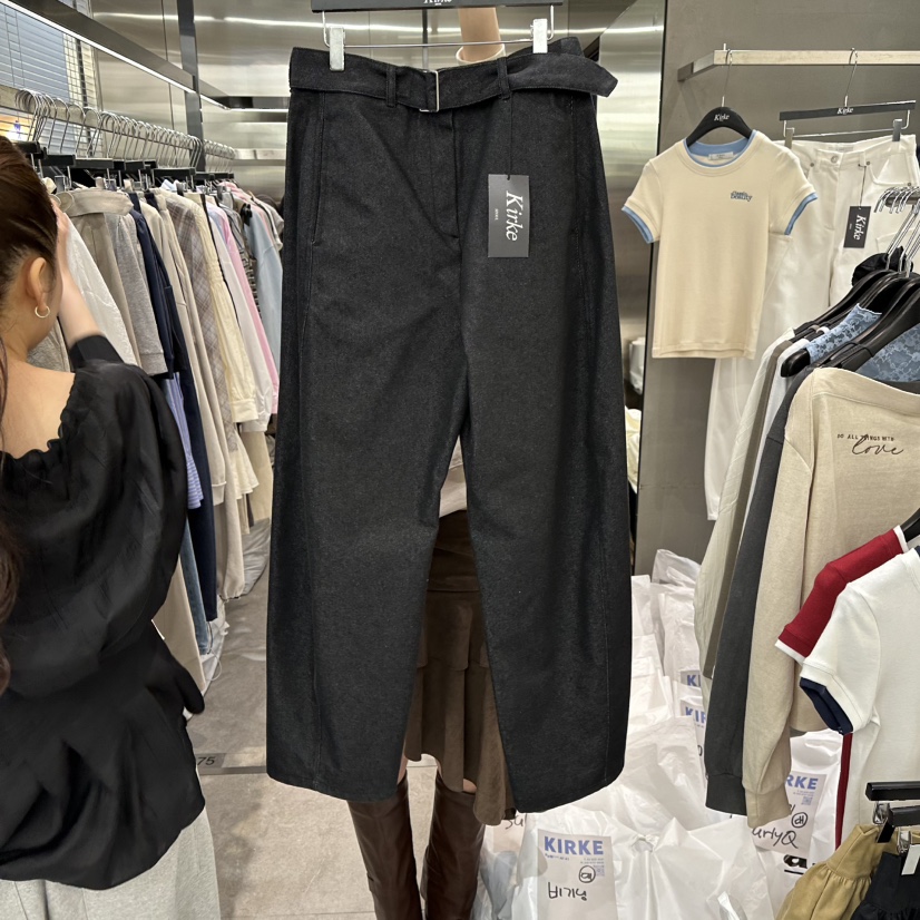 KIRKE東大門實拍女裝新款推薦真品休閑26春夏熱賣時尚休閑褲KIRKE休閑褲圖色2